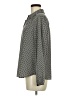 Pleione 100% Polyester Tweed Gray Long Sleeve Blouse Size M - photo 5