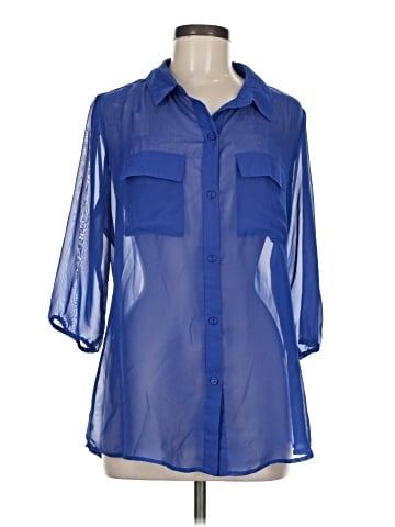 L8ter 3/4 Sleeve Blouse (view 1)