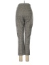 Assorted Brands 100% Rayon Houndstooth Gray Ivory Casual Pants Size M - photo 2