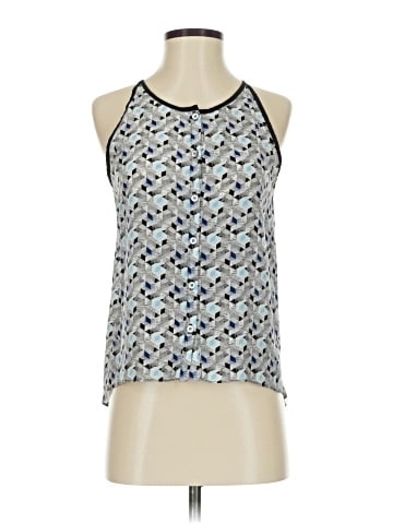 Barneys New York Sleeveless Silk Top (view 1)