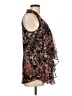 Bisou Bisou 100% Polyester Black Sleeveless Blouse Size L - photo 4