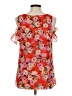 CAbi 100% Polyester Orange Sleeveless Blouse Size M - photo 2