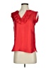 J.Crew 100% Silk Red Orange Sleeveless Silk Top Size 00 - photo 1