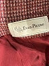 Evan Picone Tweed Burgundy Blazer Size 8 - photo 6