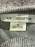Liz Claiborne 100% Cotton Animal Print Gray Pullover Sweater Size S - photo 8