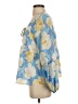 Shein Blue 3/4 Sleeve Blouse Size 4 - photo 5