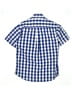 Regatta Great Outdoors 100% Cotton Checkered-gingham Blue Short Sleeve Button-Down Shirt Size S (youth) - photo 2