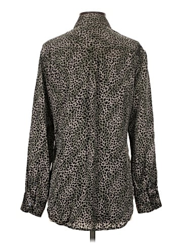 Equipment Long Sleeve Button-Down Shirt (view 2)