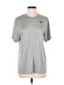 Nike 100% Polyester Gray Active T-Shirt Size S - photo 1