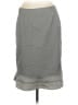 Ann Taylor 100% Wool Houndstooth Gray Wool Skirt Size 6 - photo 2