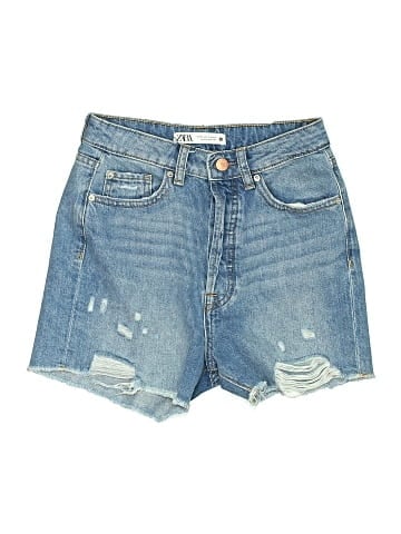 Zara Denim Shorts (view 1)
