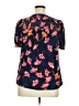 Daniel Rainn Blue Short Sleeve Blouse Size 0X - photo 2