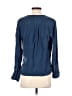 Rag & Bone Blue Long Sleeve Blouse Size XS - photo 2