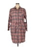 Just Fab 100% Cotton Pink Coat Size 2X - photo 1