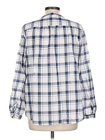 Ann Taylor LOFT Outlet Long Sleeve Button-Down Shirt (view 2)