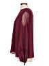 Shein 100% Polyester Burgundy Long Sleeve Blouse Size 12 - photo 5
