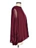Shein 100% Polyester Burgundy Long Sleeve Blouse Size 12 - photo 4