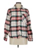Aerie Plaid Red Long Sleeve Button-Down Shirt Size M - photo 1