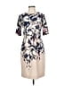 Taylor Print Ivory Cocktail Dress Size 8 - photo 1
