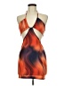Shein Graphic Orange Cocktail Dress Size 6 - photo 1