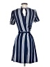 Alya Stripes Blue Casual Dress Size S - photo 2