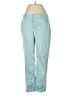 Ann Taylor LOFT Solid Teal Casual Pants Size 4 - photo 1