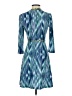 BCBGMAXAZRIA Print Blue Cocktail Dress Size XXS - photo 2