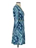 BCBGMAXAZRIA Print Blue Cocktail Dress Size XXS - photo 4