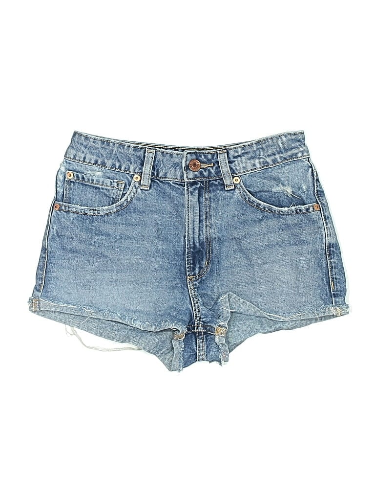 Pre-owned Garage Denim Shorts In Blue