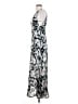 Topshop Floral Silver Black Cocktail Dress Size 4 - photo 5