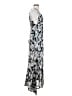 Topshop Floral Silver Black Cocktail Dress Size 4 - photo 4