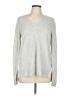 Ann Taylor LOFT Silver Pullover Sweater Size L - photo 1