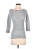 Ann Taylor LOFT Outlet 100% Cotton Silver Pullover Sweater Size XS - photo 1