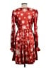 Shein Print Red Casual Dress Size 12 - photo 2