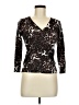 Ragged Animal Print Brown Cardigan Size M - photo 1