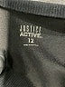 Justice Active 100% Polyester Black Zip Up Hoodie Size 12 - photo 3