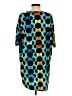 Lularoe Print Teal Casual Dress Size S - photo 2
