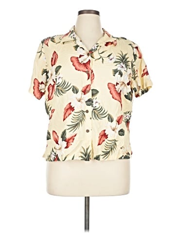 Young Hawaii by Iolani Short Sleeve Blouse (view 1)
