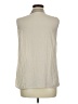 T Tahari 100% Polyester Ivory Sleeveless Blouse Size M - photo 2
