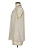T Tahari 100% Polyester Ivory Sleeveless Blouse Size M - photo 5