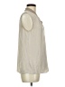 T Tahari 100% Polyester Ivory Sleeveless Blouse Size M - photo 4