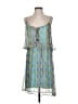 Ella Moss 100% Silk Paisley Blue Casual Dress Size S - photo 1