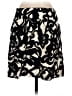 J.Crew 100% Cotton Graphic Black Casual Skirt Size 4 - photo 2