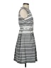 Calvin Klein Stripes Gray Casual Dress Size 4 - photo 4