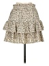 Blue Rain 100% Rayon Animal Print Ivory Casual Skirt Size S - photo 2
