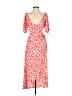 Leith 100% Polyester Hearts Red Cocktail Dress Size XXS - photo 1