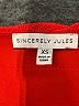 Sincerely Jules 100% Polyester Red Cocktail Dress Size XS - photo 6