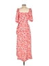 Leith 100% Polyester Hearts Red Cocktail Dress Size XXS - photo 2