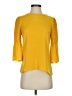 Kobi Halperin 100% Silk Yellow Green 3/4 Sleeve Silk Top Size XS (estimated) - photo 1