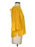Kobi Halperin 100% Silk Yellow Green 3/4 Sleeve Silk Top Size XS (estimated) - photo 4